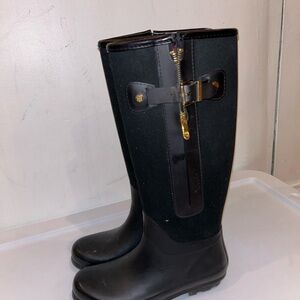 Tommy Hilfiger Black Winter & Rain Boots